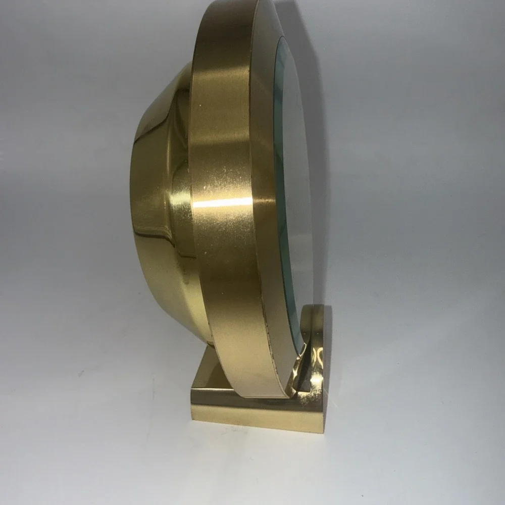 BAILEY BANKS & BIDDLE BRASS DESK CLOCK - Model # HA / 3435 GERMANY Hechinger